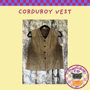 Corduroy Vest